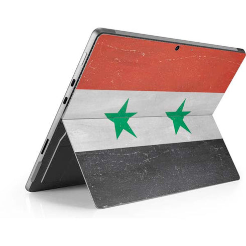 Syria Flag Distressed Surface Pro 8 Skin