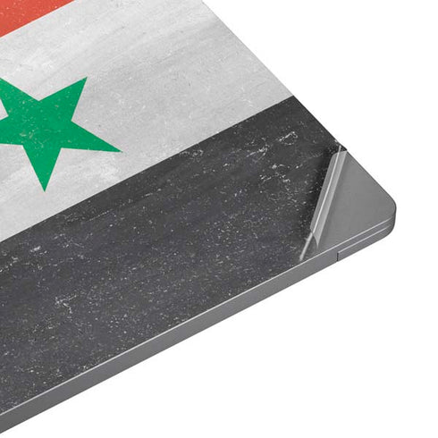Syria Flag Distressed Universal Laptop 11in (8.8 x 6.2in) Skin