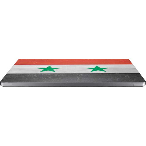 Syria Flag Distressed Universal Laptop 18in (14.6 x 10.6in) Skin