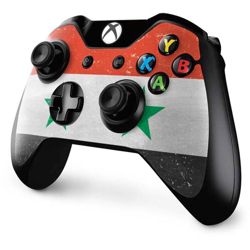 Syria Flag Distressed Xbox One Controller Skin