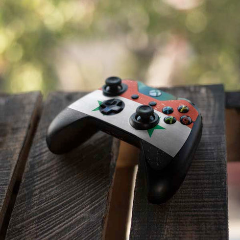 Syria Flag Distressed Xbox One Controller Skin