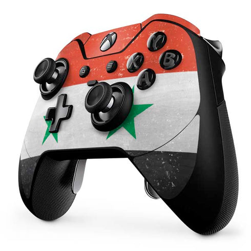 Syria Flag Distressed Xbox One Elite Controller Skin