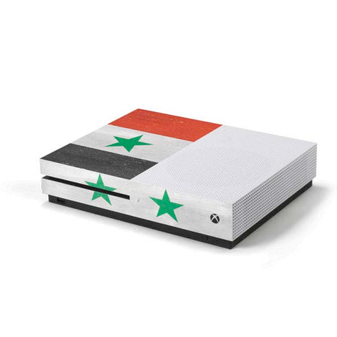 Syria Flag Distressed Xbox One S Console Skin