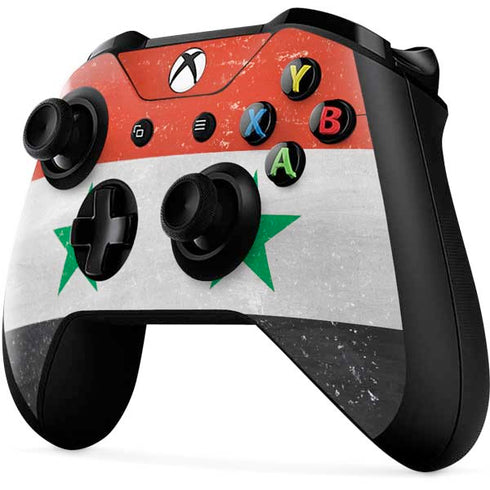 Syria Flag Distressed Xbox One X Controller Skin