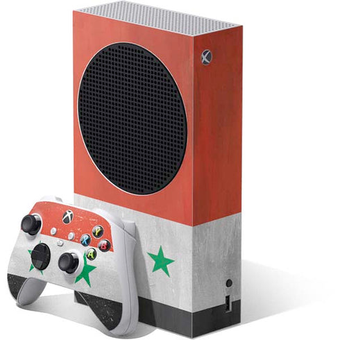 Syria Flag Distressed Xbox Series S Skins