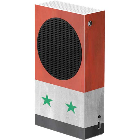 Syria Flag Distressed Xbox Series S Console Skin