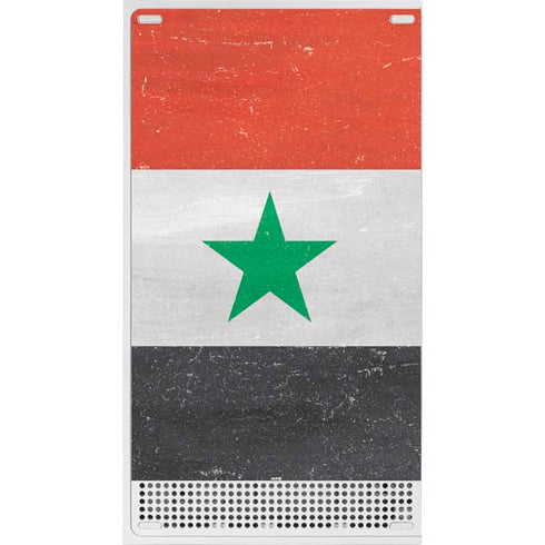 Syria Flag Distressed Xbox Series S Console Skin
