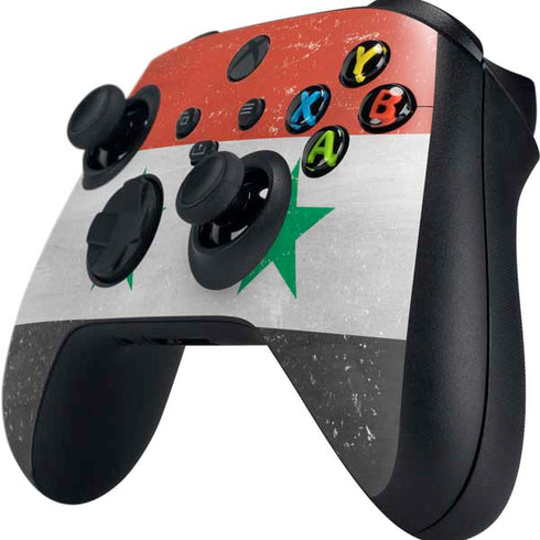 Syria Flag Distressed Xbox Series X Controller Skin