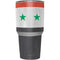 Syria Flag Distressed Yeti 30oz Rambler Tumbler Skin
