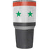 Syria Flag Distressed Yeti 30oz Rambler Tumbler Skin