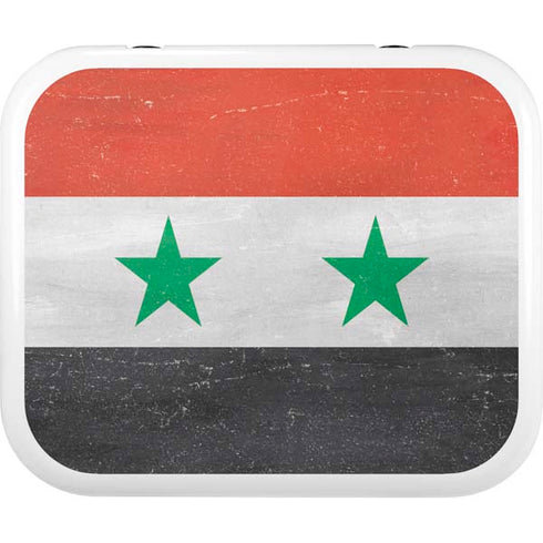 Syria Flag Distressed YETI Roadie 24 Hard Cooler Skin