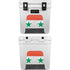 Syria Flag Distressed YETI Roadie 24 Hard Cooler Skin
