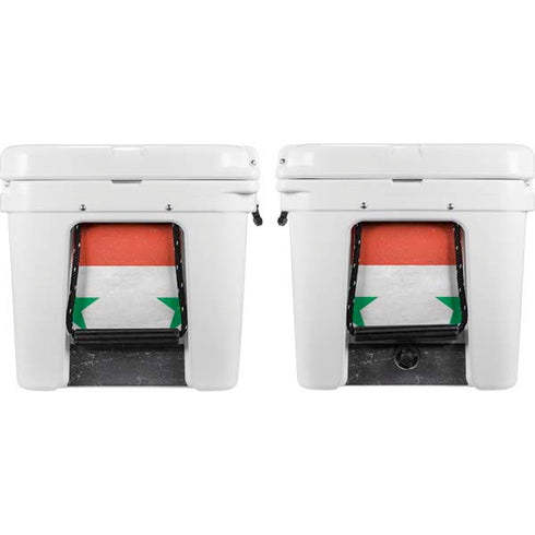Syria Flag Distressed YETI Tundra 65 Hard Cooler Skin