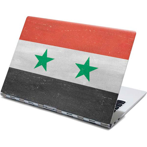 Syria Flag Distressed Yoga 910 2-in-1 14in Touch-Screen Skin