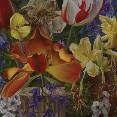 Tabby Cat with Flowers by Nene Thomas Amazon Echo Skin