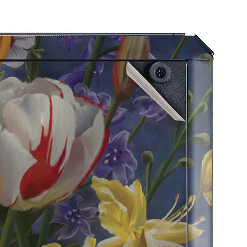 Tabby Cat with Flowers by Nene Thomas Cooler Master MasterBox Q300L Mini Tower Skin
