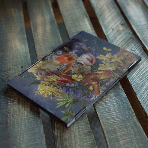 Tabby Cat with Flowers by Nene Thomas HP Envy Skin