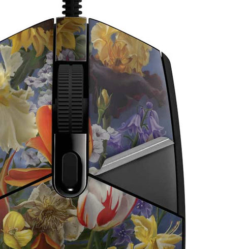 Tabby Cat with Flowers by Nene Thomas G203 Prodigy RGB Wired Gaming Mouse Skin