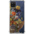Tabby Cat with Flowers by Nene Thomas Galaxy A12 Clear Case