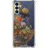 Tabby Cat with Flowers by Nene Thomas Galaxy A13 5G Clear Case