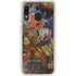 Tabby Cat with Flowers by Nene Thomas Galaxy A20 Clear Case