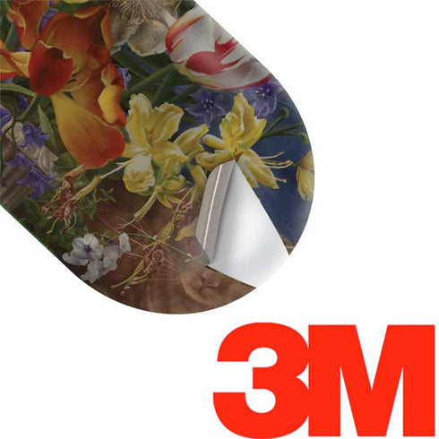 Tabby Cat with Flowers by Nene Thomas Galaxy Buds Plus Skin