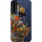 Tabby Cat with Flowers by Nene Thomas Galaxy S22 Plus Pro Case