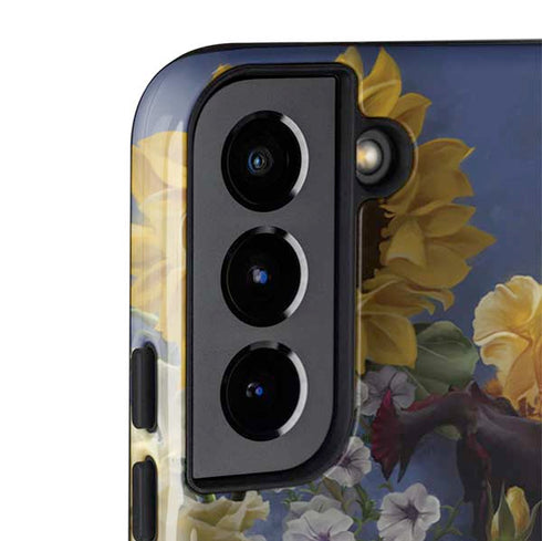 Tabby Cat with Flowers by Nene Thomas Galaxy S22 Plus Pro Case