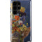 Tabby Cat with Flowers by Nene Thomas Galaxy S22 Ultra Pro Case