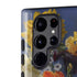 Tabby Cat with Flowers by Nene Thomas Galaxy S22 Ultra Pro Case