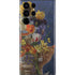 Tabby Cat with Flowers by Nene Thomas Galaxy S22 Ultra Skin