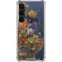 Tabby Cat with Flowers by Nene Thomas Galaxy S23 Clear Case