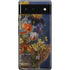Tabby Cat with Flowers by Nene Thomas Google Pixel 6 Skin