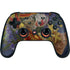 Tabby Cat with Flowers by Nene Thomas Google Stadia Controller Skin
