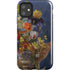 Tabby Cat with Flowers by Nene Thomas iPhone 11 Impact Case
