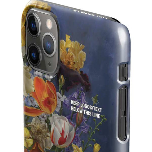 Tabby Cat with Flowers by Nene Thomas iPhone 11 Pro Max Lite Case