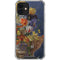 Tabby Cat with Flowers by Nene Thomas iPhone 12 Clear Case
