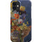 Tabby Cat with Flowers by Nene Thomas iPhone 12 Mini Lite Case