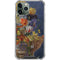 Tabby Cat with Flowers by Nene Thomas iPhone 12 Pro Clear Case