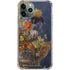 Tabby Cat with Flowers by Nene Thomas iPhone 12 Pro Clear Case