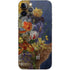 Tabby Cat with Flowers by Nene Thomas iPhone 12 Pro Max Skin