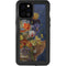 Tabby Cat with Flowers by Nene Thomas iPhone 12 Pro Max Waterproof Case