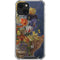 Tabby Cat with Flowers by Nene Thomas iPhone 13 Mini Clear Case