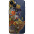 Tabby Cat with Flowers by Nene Thomas iPhone 13 Mini Skin