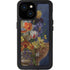 Tabby Cat with Flowers by Nene Thomas iPhone 13 Mini Waterproof Case