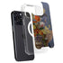 Tabby Cat with Flowers by Nene Thomas iPhone 13 Pro MagSafe Case
