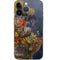 Tabby Cat with Flowers by Nene Thomas iPhone 13 Pro Skin
