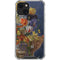 Tabby Cat with Flowers by Nene Thomas iPhone 14 Plus Clear Case