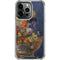 Tabby Cat with Flowers by Nene Thomas iPhone 15 Pro Clear Case