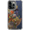 Tabby Cat with Flowers by Nene Thomas iPhone 14 Pro Clear Case
